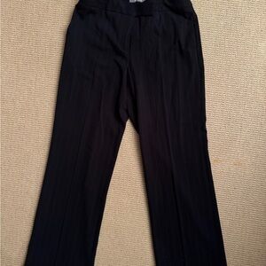 Black Pinstripe Pants